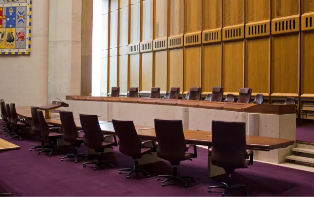 The High Court of Australia - Main room.
