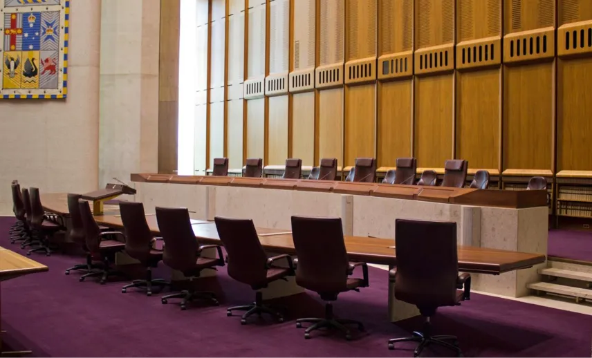 The High Court of Australia - Main room.